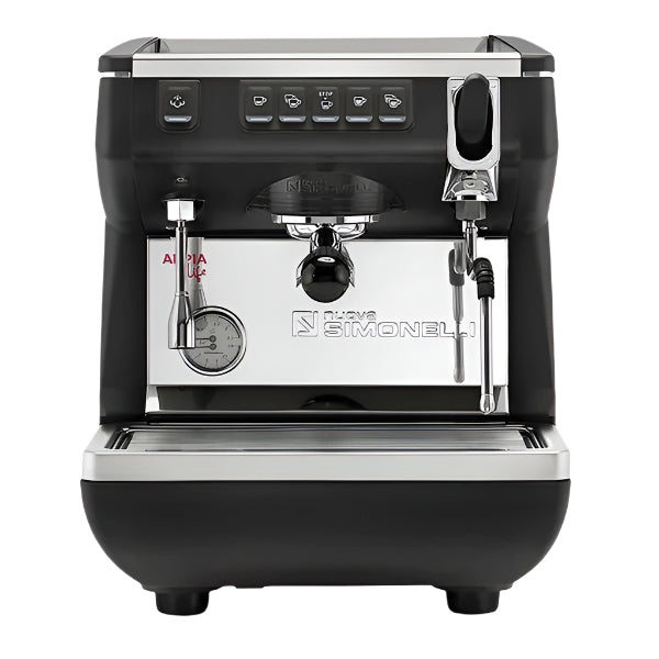 Load image into Gallery viewer, Nuova Simonelli Appia Life Single Group Volumetric Black Espresso Machine
