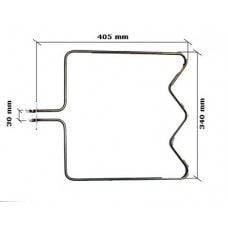 Oven Bake Heating Element BEKO 1300W 390x340mm