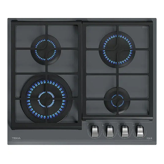 TEKA GZC 64320 ST Gas on Glass Hob with ExactFlame function in 60 cm of butane gas Urban Colors