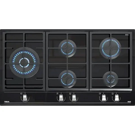 TEKA GZC 95320 Gas on Glass Hob with ExactFlame function in 90 cm of butane gas