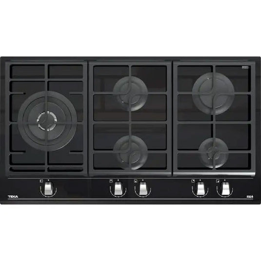 TEKA GZC 95320 Gas on Glass Hob with ExactFlame function in 90 cm of butane gas