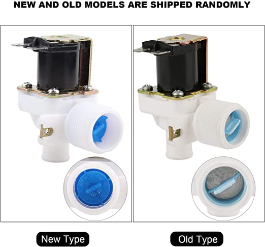 Water Inlet Valve BSPP 3/4in Electric Solenoid Valve Washing Machine Water Flow Control Valve FCD270A