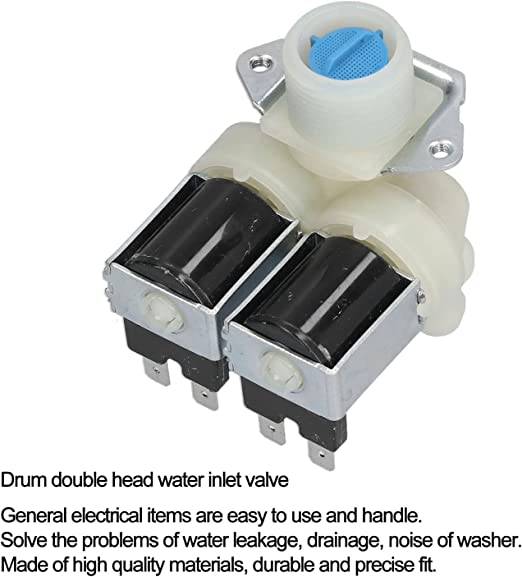 Load image into Gallery viewer, Water Inlet Solenoid Valve, Replacement Water Inlet Valve Universal for Automatic Washing Machines
