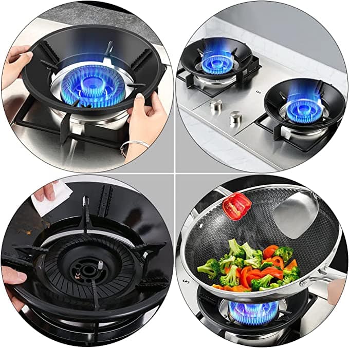 Load image into Gallery viewer, Wok Stove Ring Support Holder: Kitchen Cooktop Range Pan Holder
