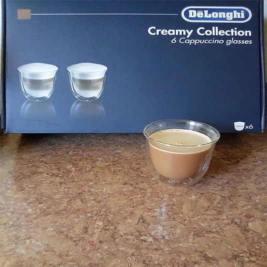 Delonghi Coffee Glasses DLSC301 6pc (190ml)