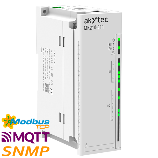 MV210-214, MV210-221, MK210-311, MK210-312 Digital Input Modules (DI, Modbus TCP, Ethernet)