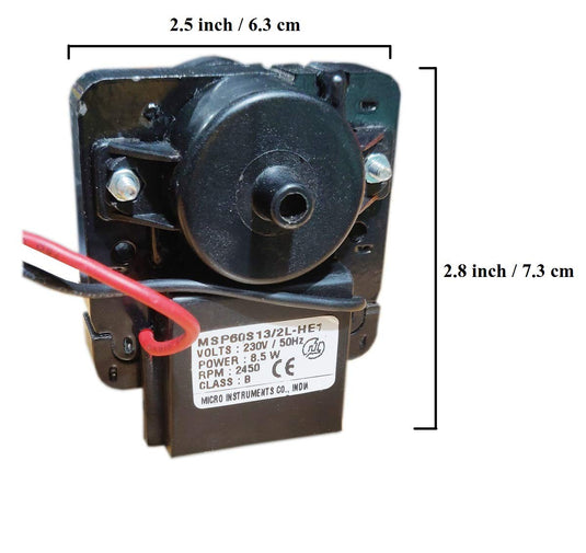 Refrigerator Fan Motor compatible with Godrej Frost Free Refrigerator Fridge Elemotor Fan Micro FF