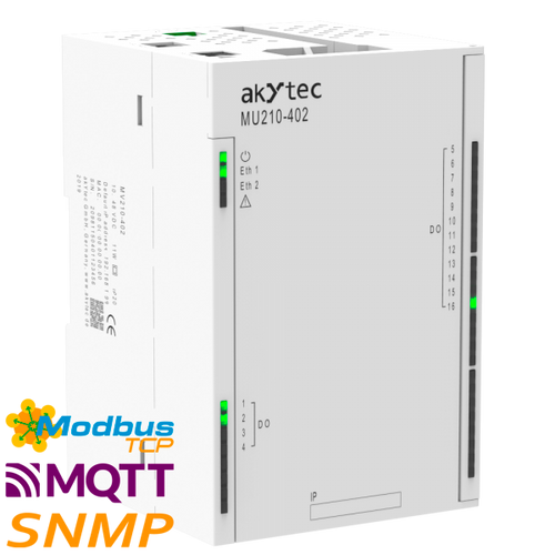 MU210-401, MU210-402, MU210-410, MU210-501 Digital Output Modules (DO, Modbus TCP, Ethernet)