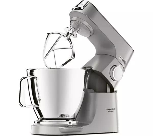 Load image into Gallery viewer, Kenwood Titanium Chef Baker XL, Kitchen Machine with K-Whisk, Stand Mixer with Kneading Hook
