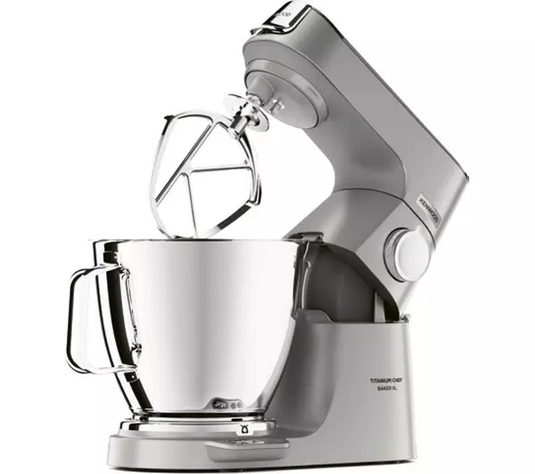 Kenwood Titanium Chef Baker XL, Kitchen Machine with K-Whisk, Stand Mixer with Kneading Hook